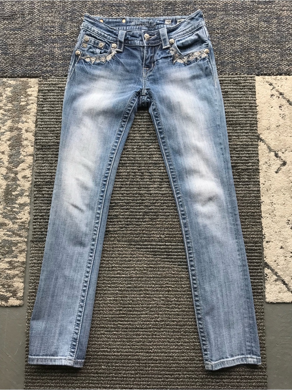 Miss Me Blue Embellished Women's Jeans - Picture 4 of 10